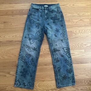 Urban Outfitters BDG NWOT Doodle Cowboy Jean (29)
